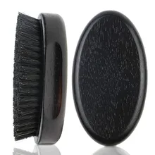 Men's Beard Brush Pig Mane Beard Brush Wood Shaving Brush Cleansing Hair Brush D40