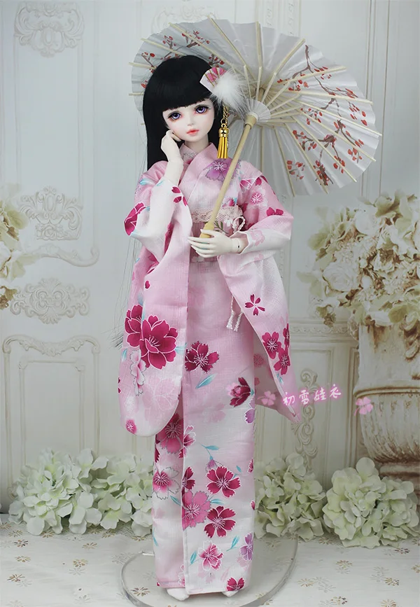 

1/6 1/4 1/3 scale BJD Japanese yukata kimono clothes set accessories for BJD/SD doll,Not included doll,shoes,wig and other A0313