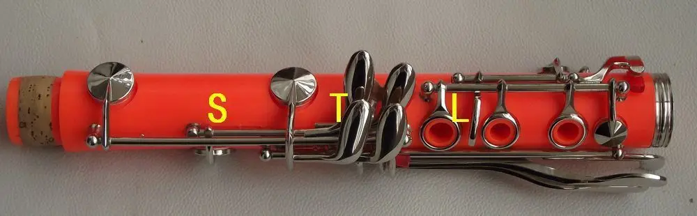 New Bb Soprano Clarinet 17 Keys Orange Color
