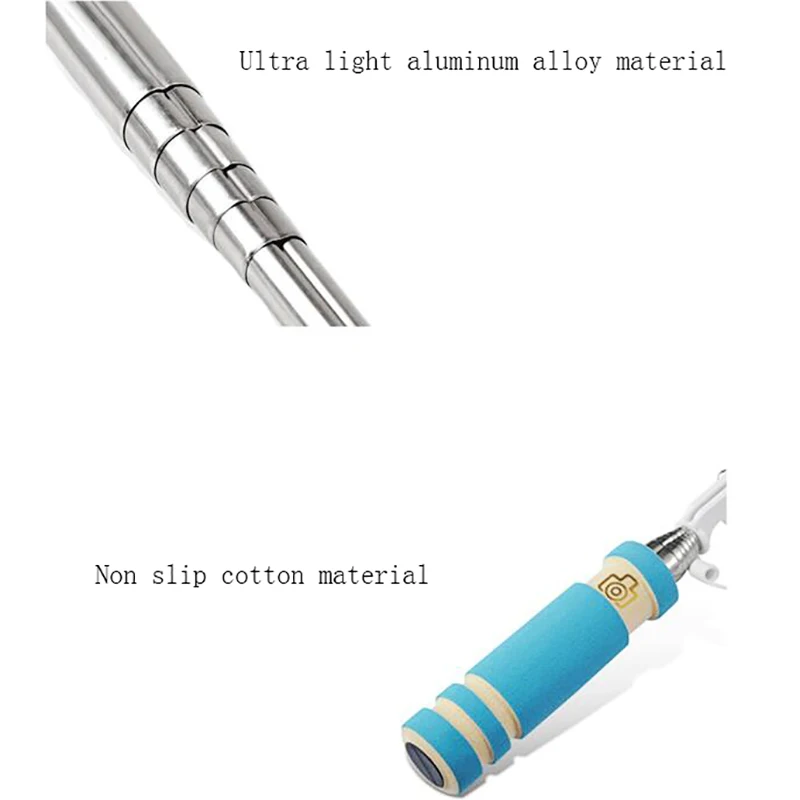 Мини проводной селфи-палка ручной монопод встроенный затвор выдвижной+ держатель для iPhone samsung телефонов камеры