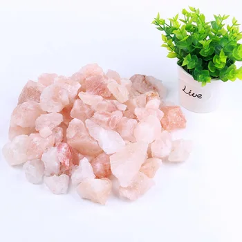 

1/2lb Natural Himalayan Salt Lamp Air Purifier Crystal Salt Rocks Minerals Specimen Negative Ionic Stone Home Decor