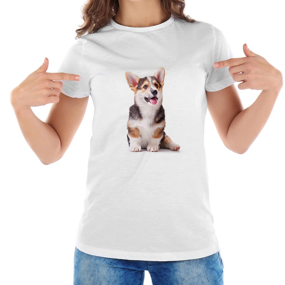 Babaseal Welsh Corgi Pembroke Собака Кошка Птица Картина Печать Винтажная Футболка Exo забавная