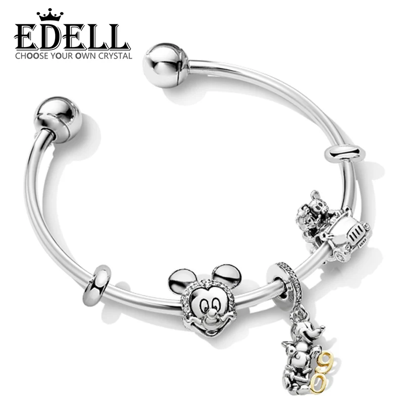 

EDELL 100% 925 Sterling Silver 90th Anniversary Celebration ZT0218 Stringed Bracelet Gift Set Bracelet Set Limited Collection