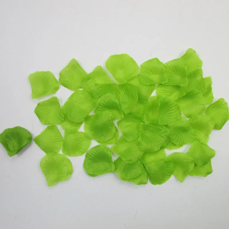 1000pcs (100pcs*10packs) dark green Artificial Silk Rose Petalsin