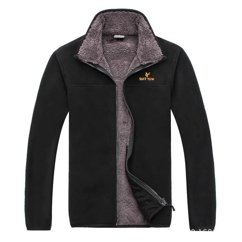 

Men Jacket Windproof Outdoor Soft Shell Warm Fleece OUTWEAR Windbreaker Mens Coats Autumn Winter Casual Cardigan