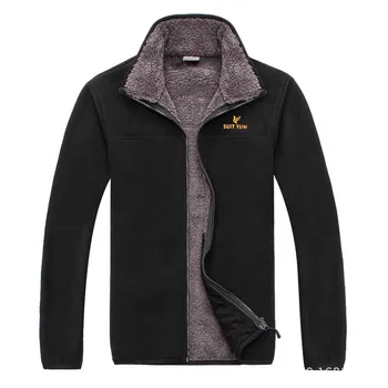 

Men Jacket Windproof Outdoor Soft Shell Warm Fleece OUTWEAR Windbreaker Mens Coats Autumn Winter Casual Cardigan