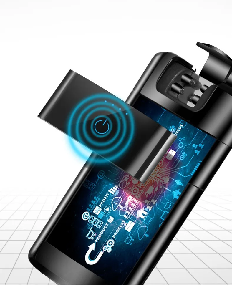 Креативная Беспроводная зарядная двойная дуговая зажигалка, сенсорный электрический USB Зажигалка, металлическая перезаряжаемая дуговая плазменная Зажигалка sigara