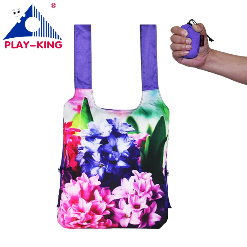 

PLAYKING Man Travel Bag Waterproof Backpack Women Bag Backpack Folding Printing Unisex Ultralight Bag Nylon Traveling In Bag