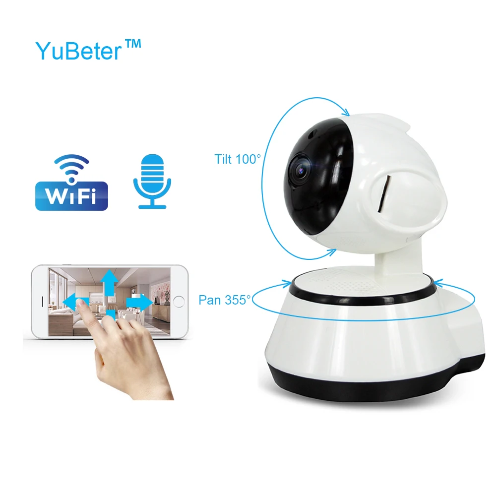

YuBeter 720P 1MP Home Security IP Camera Wireless WiFi Camera Surveillance Infrared Night Vision CCTV Baby Monitor Two Way Aydio