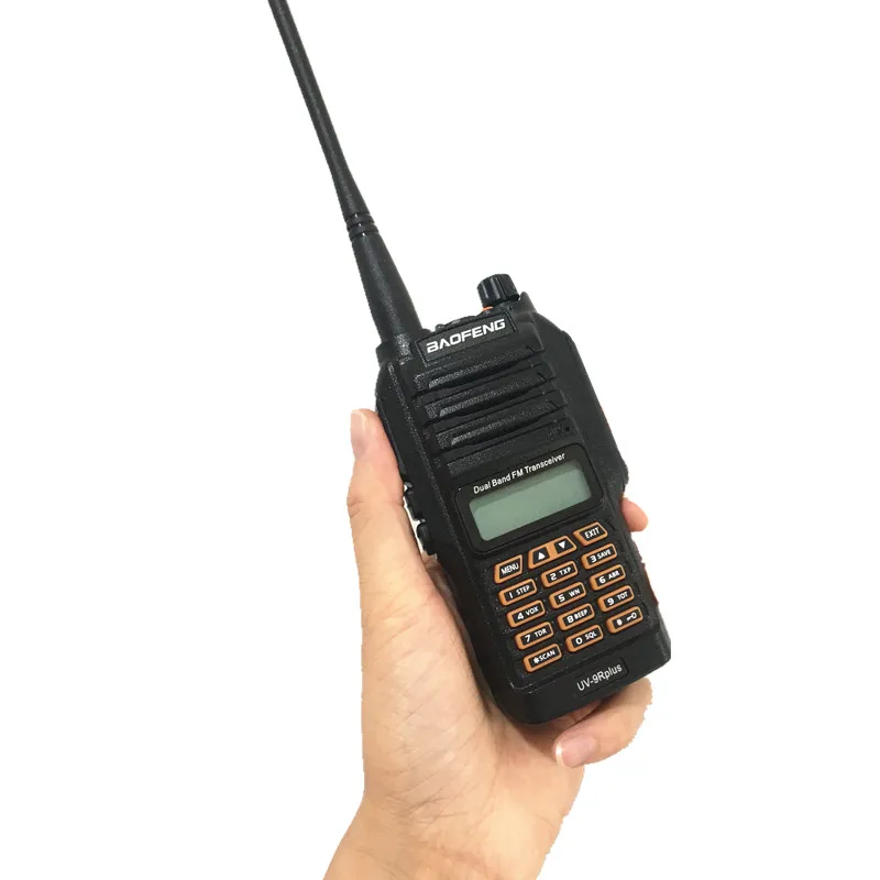 Baofeng UV-9R плюс влагонепроницаемые Walkie Talkie 10 км мощный 10 Вт 4800 мАч двухстороннее радио УКВ УВЧ Ham Портативная радиостанция SDR