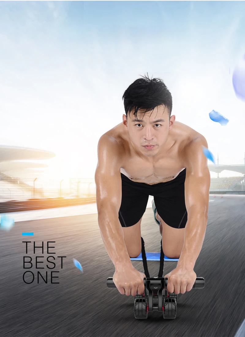 Устойчивый четырехколесный тренажер брюшной мышцы ролик для тренировки мышц живота для дома спортивный инвентарь Талия тренировка ролик для фитнеса