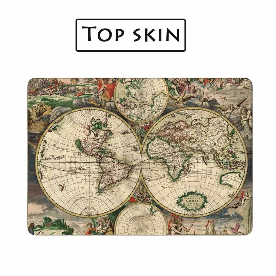 Middle Ages World Map Laptop Sticker for Apple Macbook Decal Air Pro Retina 11 12 13 15.6 inch Acer Mac Notebook Full Cover Skin Middle Ages World Map Laptop Sticker for Apple Macbook Decal Air Pro Retina 11 12 13 15.6 inch Acer Mac Notebook Full Cover Skin