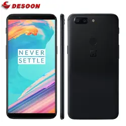 OnePlus 5 т 6.01 "18:9 AMOLED Полный Экран смартфон 6/8 ГБ 64/128 ГБ Snapdragon 835 20mp двойной cam Android 7.1 Уход за кожей лица ID NFC телефон