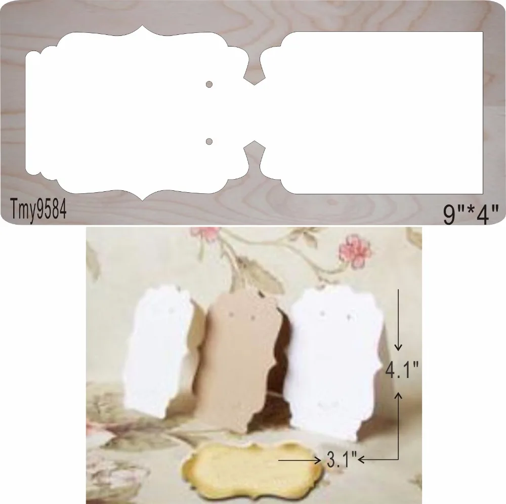 Eardrop card wooden die/ Scrapbook mold/cutting tool die /Tmy9584 | Дом и сад