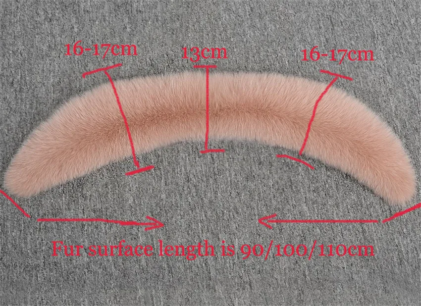 Длинный натуральный Лисий меховой воротник шарф на заказ женские весенние зимние теплые однотонные куртки пальто шали подкладка 80/90/100 см