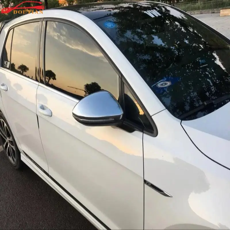 

Car Accessories For Vw Volkswagen Mk7 Golf 7 2014-2017 Abs Chrome Side Door Rear View Mirror Cover Trim Car Styling Sticker 2pcs