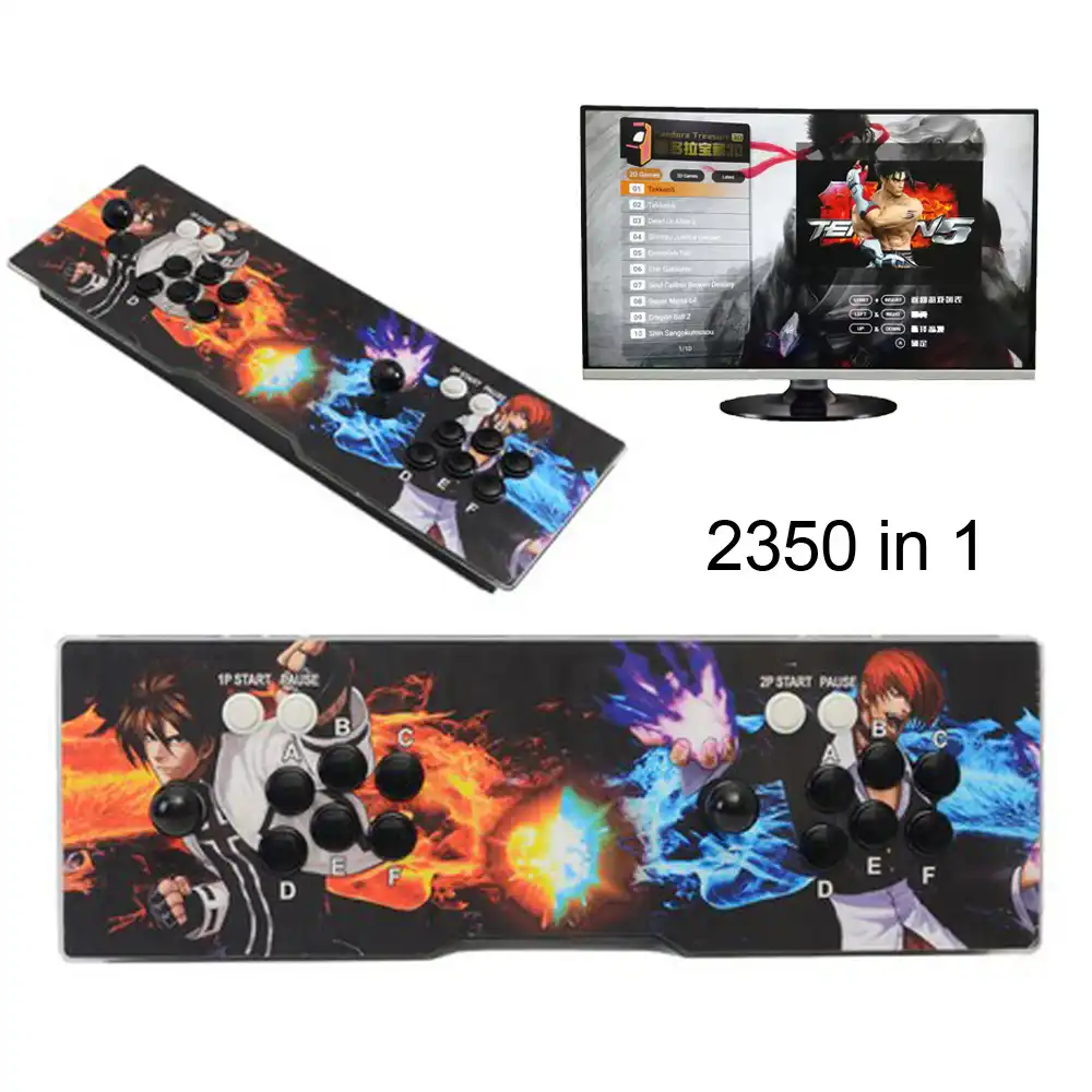 パンドラの箱 3d 2350 アーケードゲームコンソールテレビ Pc 用 Ps3 モニターサポート Hdmi Vga Usb コイン式ゲーム Aliexpress