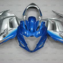 GSX650F 2008-2013 Катана Пластик Обтекатели GSX650 2013 Набор для всего тела GSX650 2010 светильник сине-белые мотоцикл обтекатель