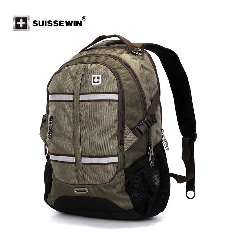  swiss black 8810 sac a dos usb 17 business travel laptop Backpack mochila male backpacking Laptop B