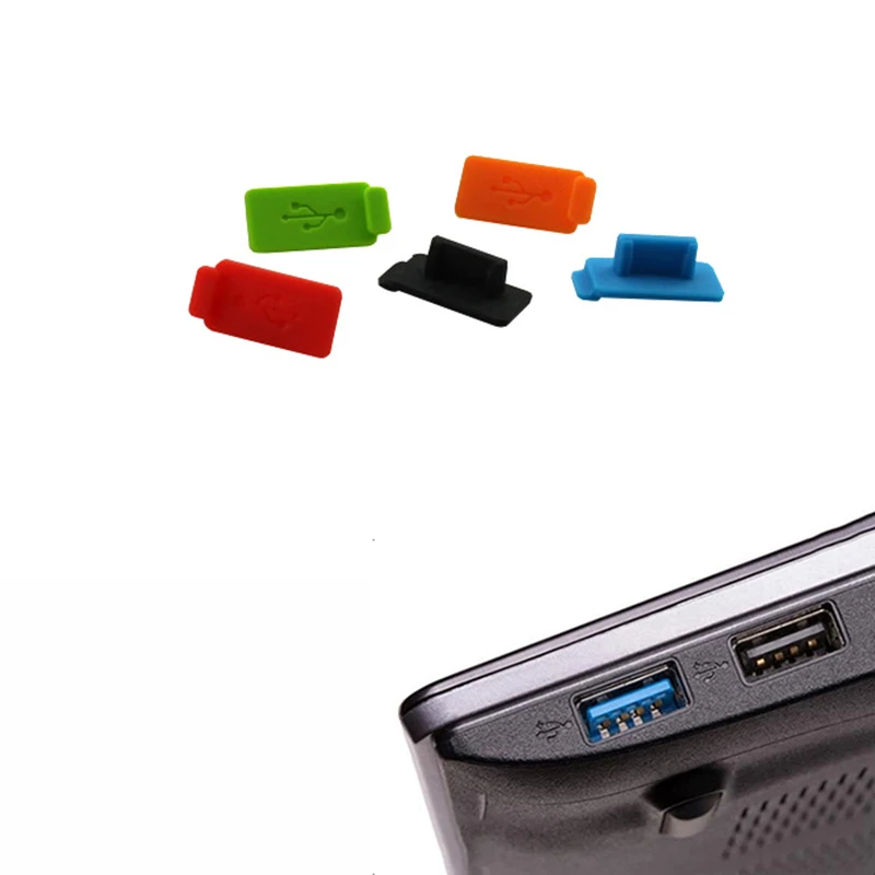 5 шт. USB порт разъем для защиты от пыли usb крышка ПК компьютера ноутбука 2 0 3