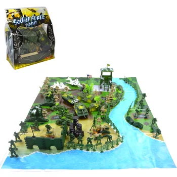 1 set Army Military Model Soldiers Action Figures Toy DIY Sandbox Game Mini Soldier Playset Model Toy For Boy Gifts assembled building block mediaeval castle soldiers model war military knights plastics figures toy diy toy for boys