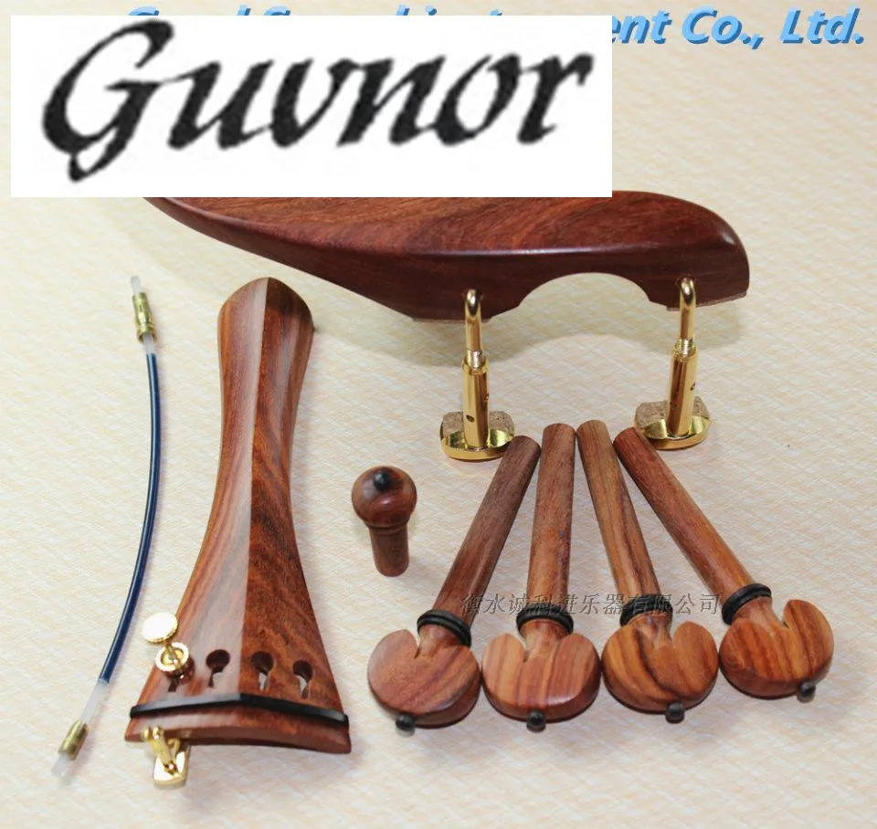 red sandalwood violin accessories string button full set with holein