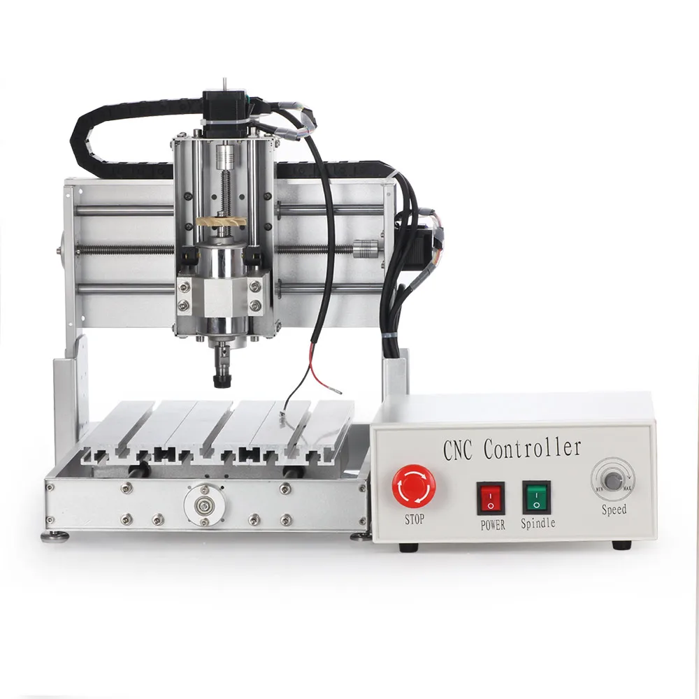 Фрезерный станок с ЧПУ, металлический фрезерный станок, гравировальный станок по металлу 300W MACH3, Мини гравировальный станок