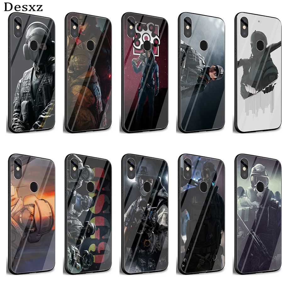 

Gerleek Glass Voltron Rainbow Six Siege YuGiOh Case Cover for Xiaomi Mi 8 Lite 9 A1 A2 Redmi Note 5 6 7 Pro 6A 4X pocophone F1