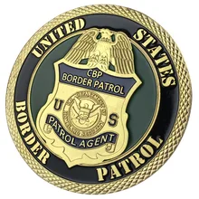 Приграничный патруль США/CBP золотая монета/сувенир/Заказная монета/монета 1157