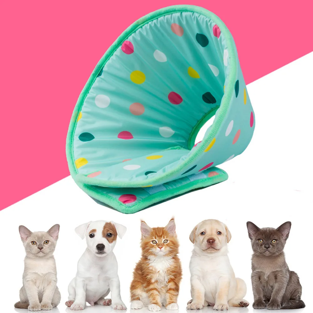 

1Pcs Medical Beauty Pet Collar Soft Anti-Bite Protective Collar For Dog Wound Healing Protective Pet Cat Multi-function Cover