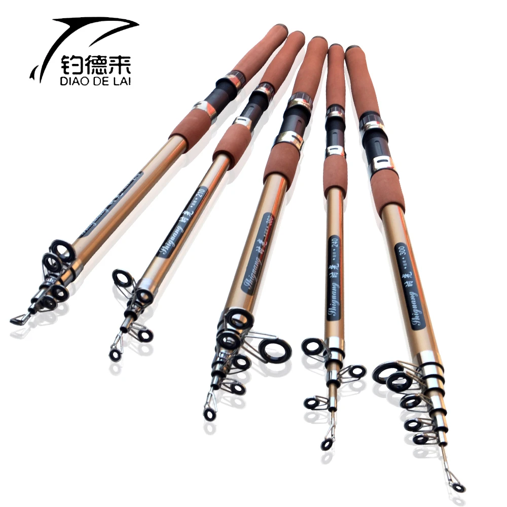 SG 2.1 3.6M Fly Fishing Rod Carbon Fiber Telescopic Fishing Rod Ultra
