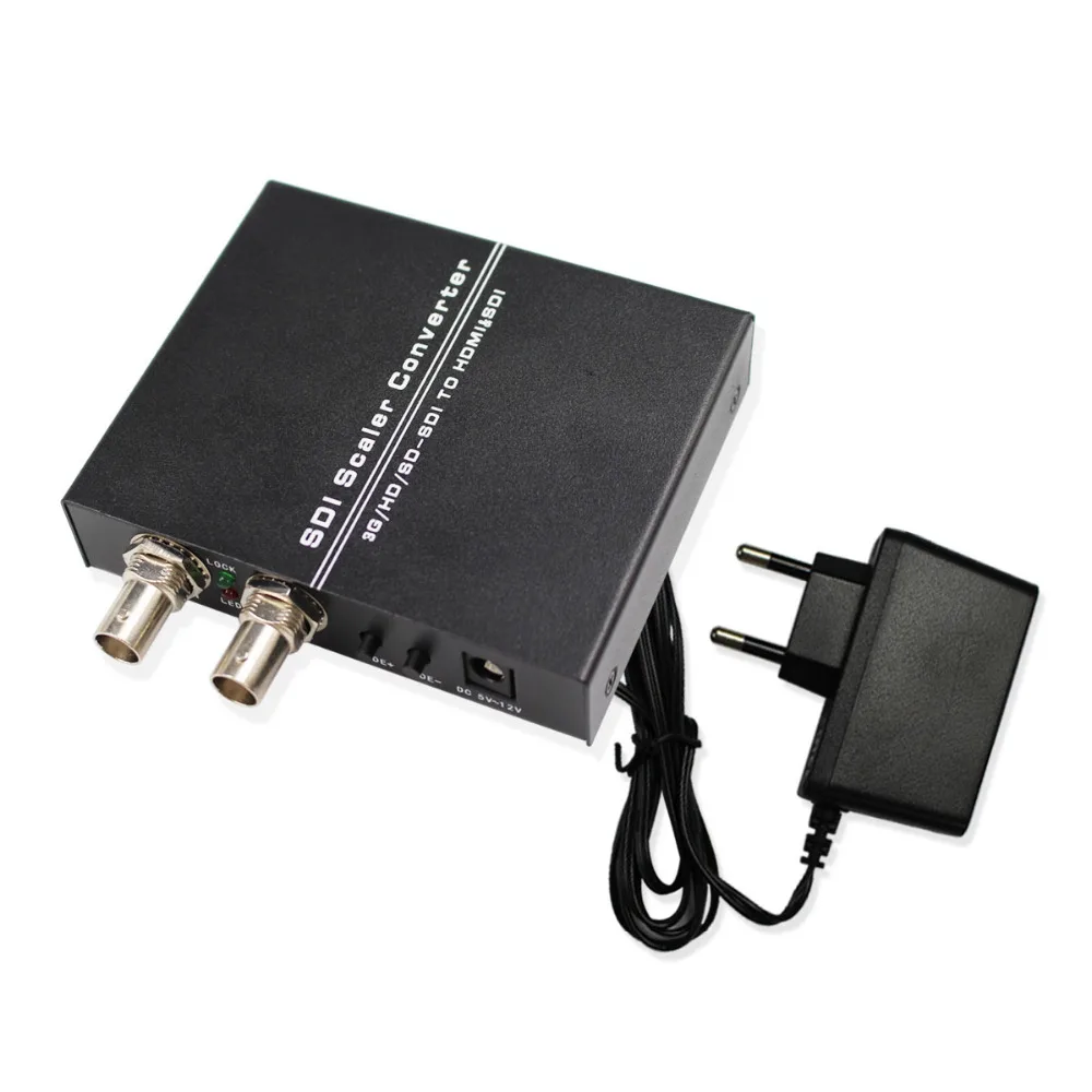 SDI к HDMI Scaler видео аудио конвертер адаптер, SDI(SD-SDI/HD-SDI/3G-SDI) и HDMI выход, sdi2hdmi scaler