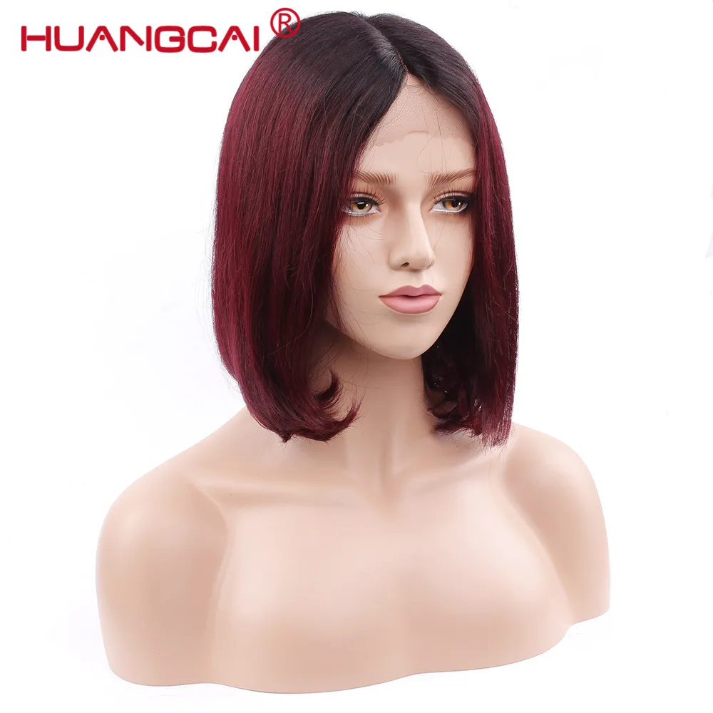 short bob wigs Ombre Color 1b 99J