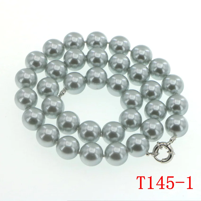 Natural pearl necklace baroque pearl Fashion Jewelry Sterling Silver 925 jewel (25)(1)