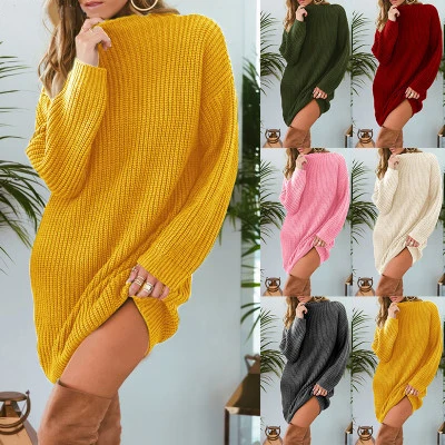 

Autumn Winter Plus Size Loose Casual Sweaters Women Long Sleeve Pullover Pull Femme Knitted Sweater