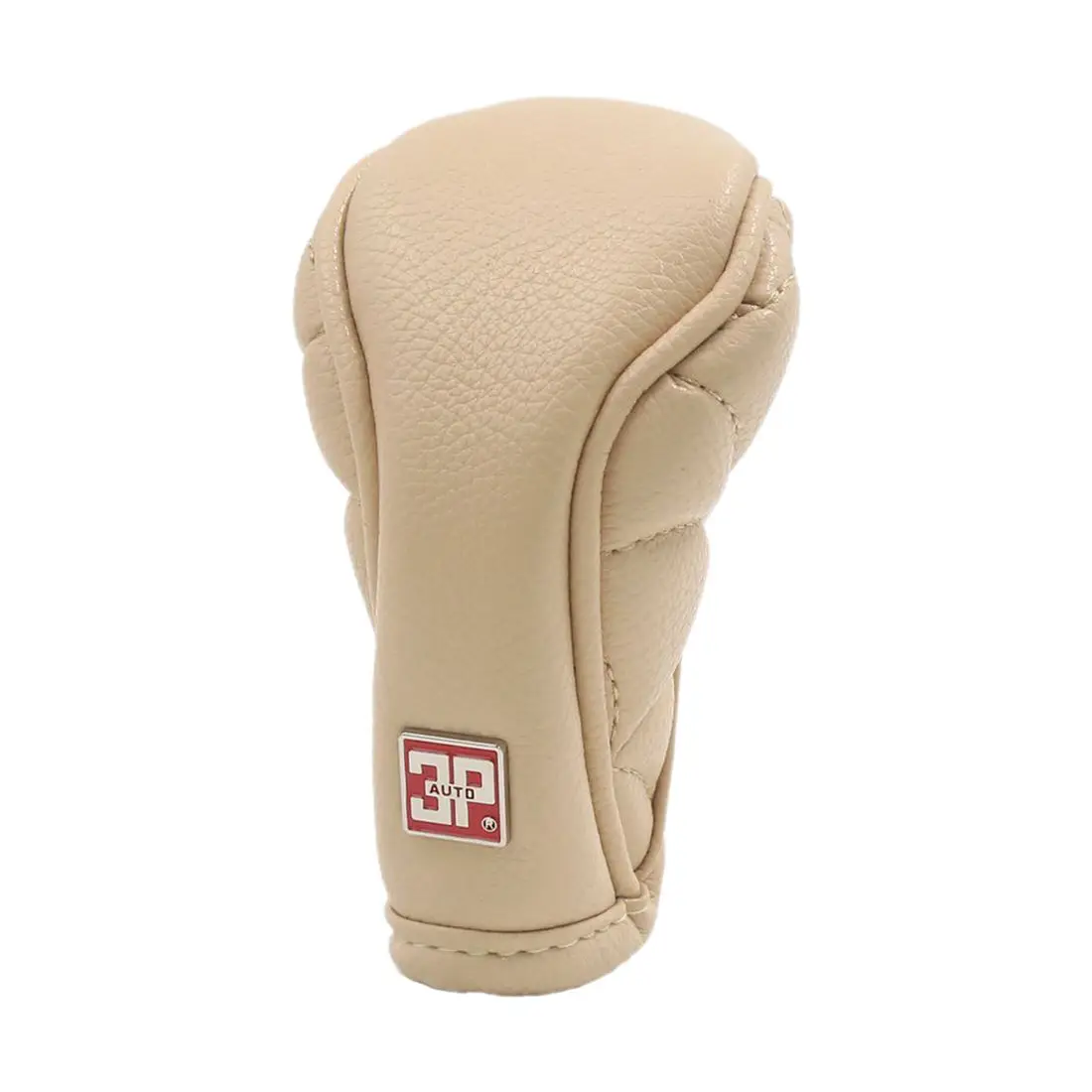 Manual Car Shifter Gear Shift Knob Skid Proof Cover Protection Beige