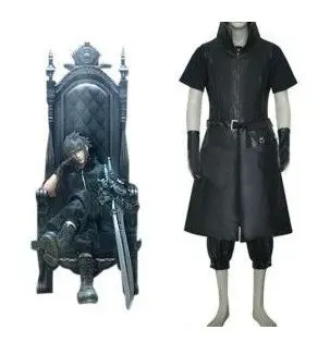 

Anime figure Final Fantasy Cosplay XIII Versus cosplay clothes for men Halloween japanese Cosplay coat Cool Black Clothing