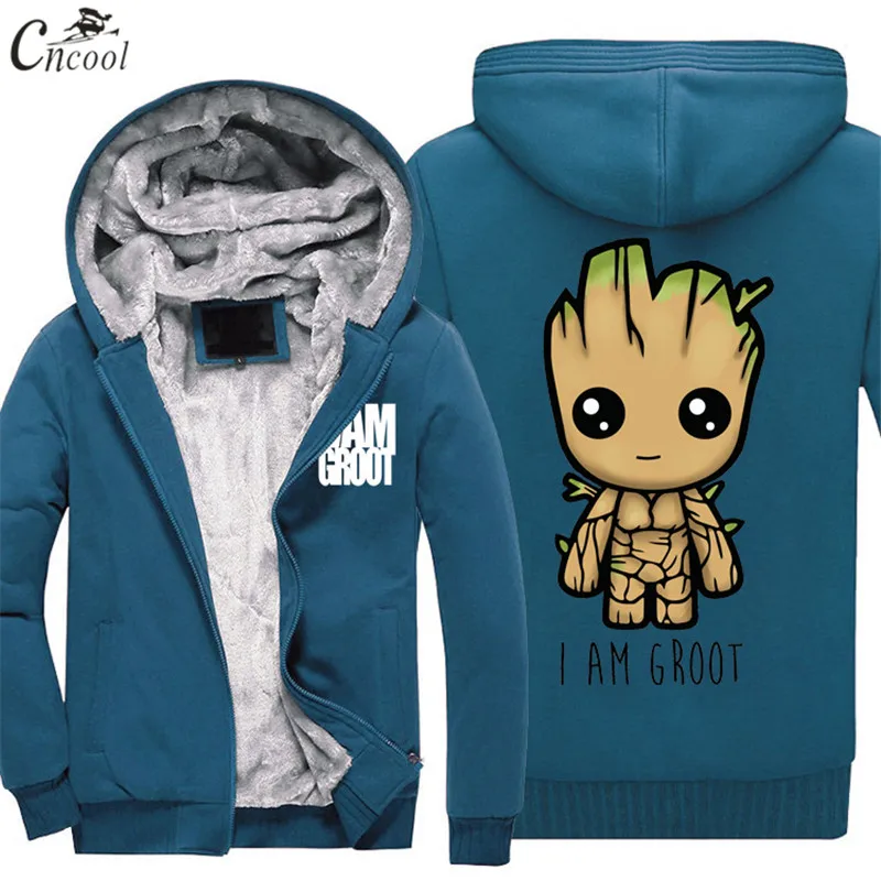 Мужская толстовка с капюшоном Groot брендовая Толстовка в стиле хип хоп XXXL осень