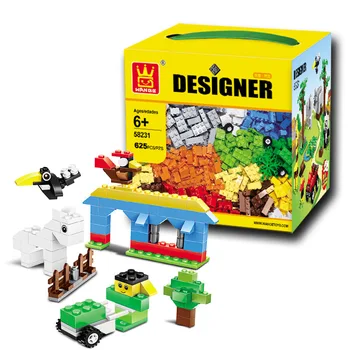 

Wange Building Blocks 625pcs DIY Creative Special Basic Bricks Toys for Children Educational Joyer Classic Designer Toys Blocks