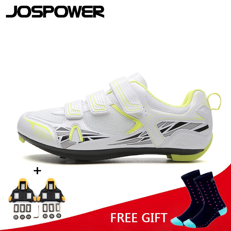 

JOSPOWER Cycling Shoes Racing Athletic RoadMTB Bike Self Lock Shoes Breathable Wear-Resisting Bicycle Shoes Zapatillas Ciclismo
