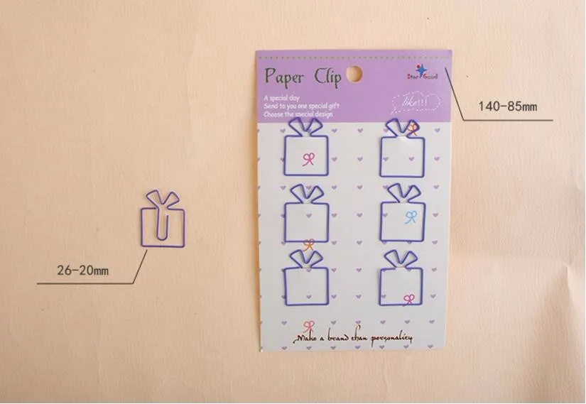 2 шт./лот креативная Подарочная коробка зажим металлическая Закладка закрепить зажим для бумаги Pin разноцветный Бумага игла металлическая