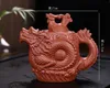 Théière Kung Fu Dragon et phénix, grande capacité, service à thé en argile violette, bouilloire Yixing, 530ML ► Photo 3/4