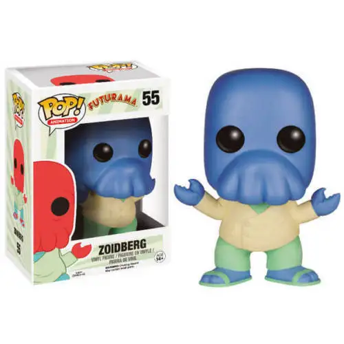 Эксклюзивный официальный FUNKO POP Футурама чередование Вселенная-синий zoidберг