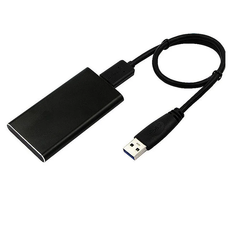 MSATA к USB 3 0 внешний SSD корпус конвертера с кабелем|msata to usb 3.0|external ssd enclosuressd enclosure |