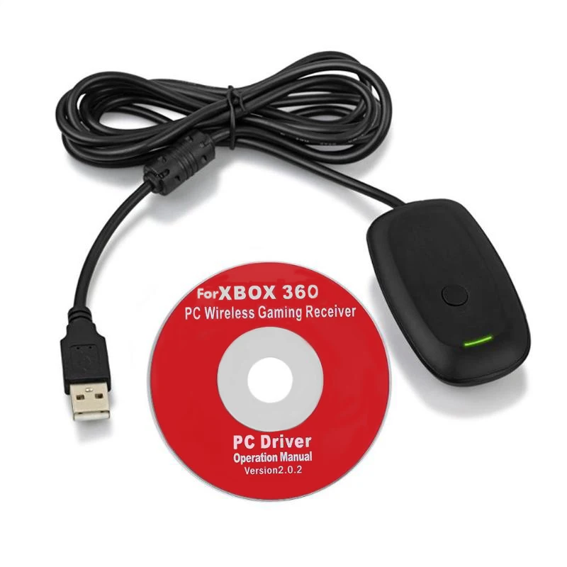 

ALLOYSEED PC Wireless Controller Gaming USB Receiver Adapter For Microsoft XBOX 360 Console Gamepad Adapter for Windows XP/7/8