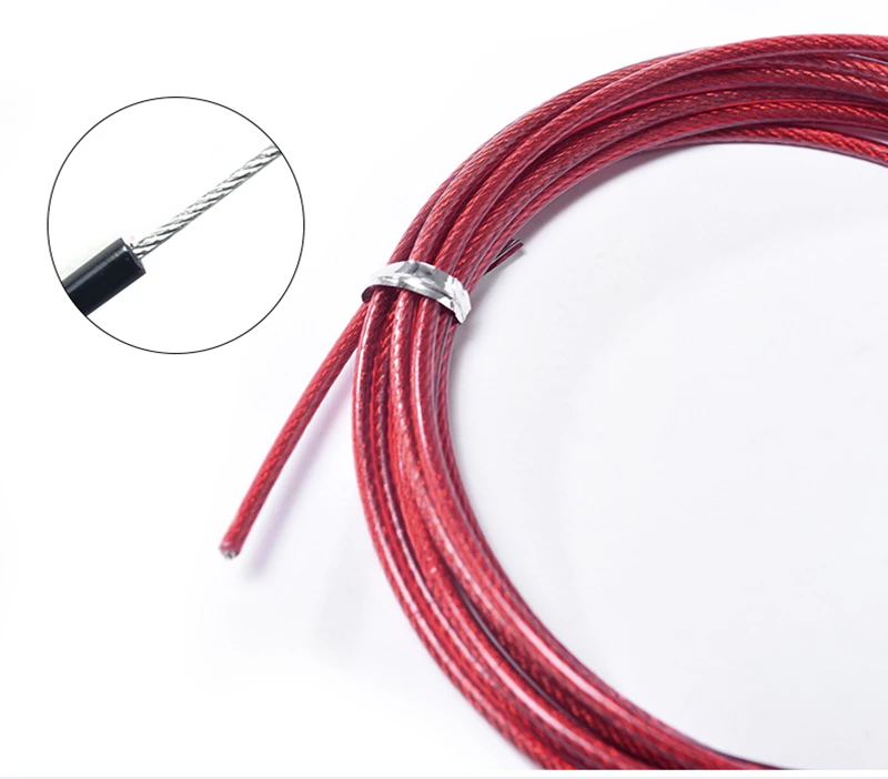 Crossfit Speed Jump Rope Professional Skipping Rope For MMA Boxing Fitness Skip Workout Training With Carrying Bag Spare Cable (19)