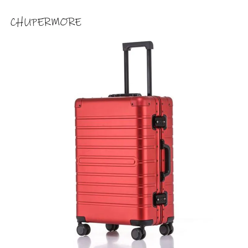 US $126.10 CHUPERMORE 100 AluminumMagnesium Alloy Rolling Luggage Spinner 202429 Inch Size High Quality Suitcase Wheels Men Trolley