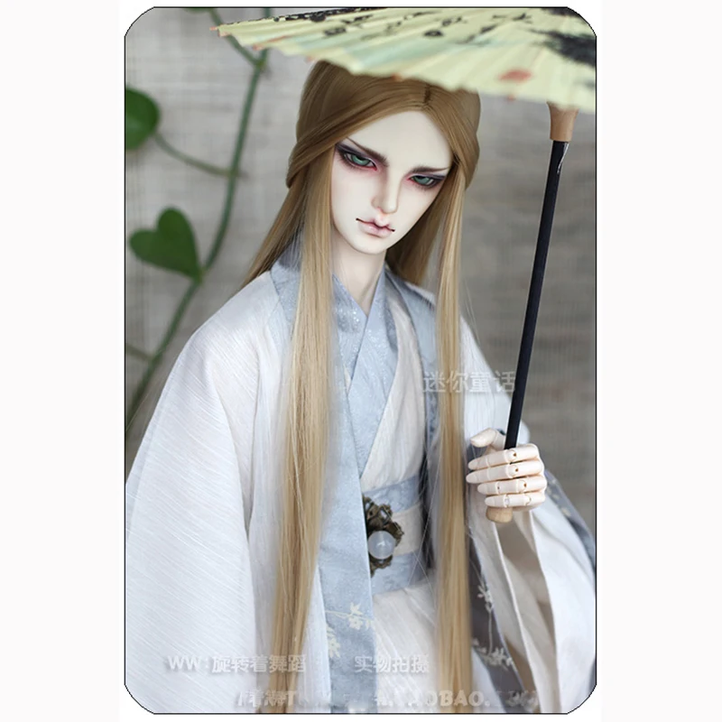 Allaosify bjd парик 1 шт. Сплит Длина прямые волосы 1/3 1/4 1/6 1/8 bjd кукла парик Древний китайский стиль