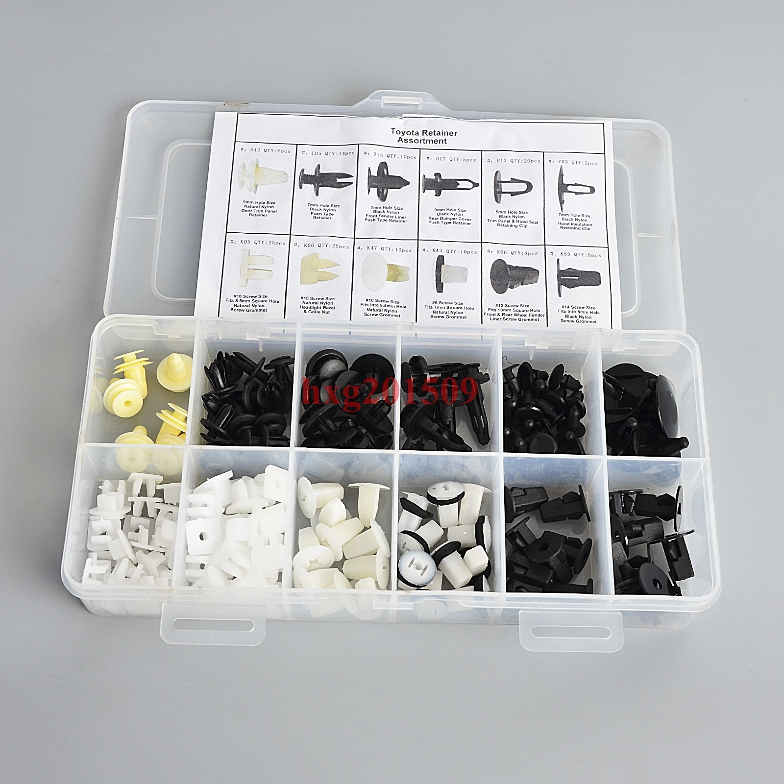146 Pcs Fender Door Hood Bumper Trim Clip Body For Toyota Retainer Assortment