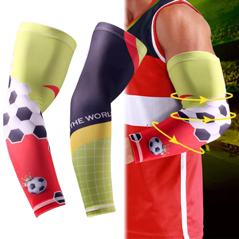 1 Pair Sports Safety Arm Warmer Sleeves UV Protection for Cycling